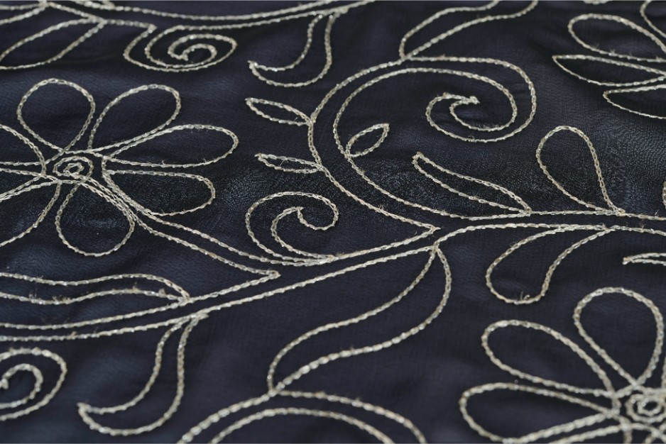 Embroidery on Chiffon - 4